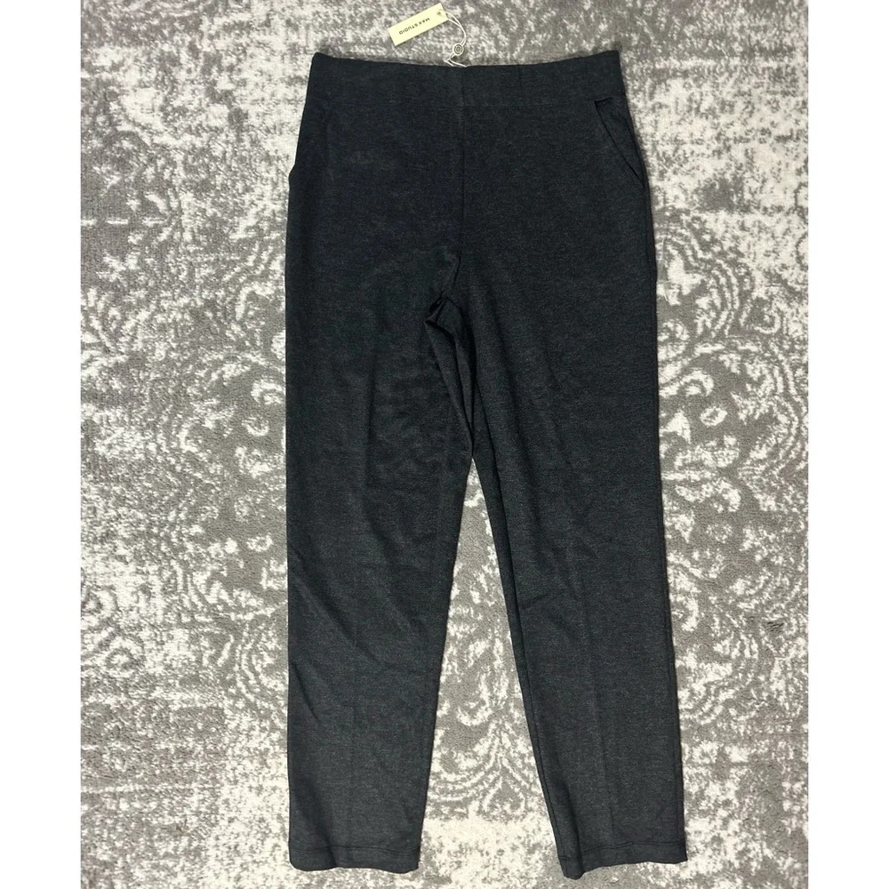 Max Studio Dark Grey Pull On Pants NWT Medium